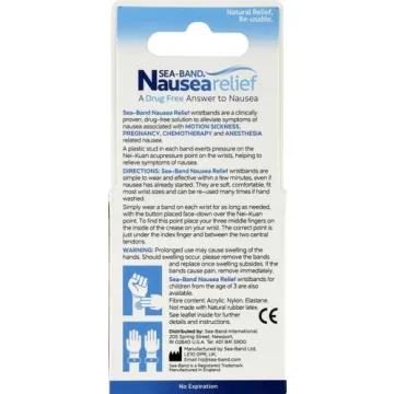 Sea-Band Wristbands for Natural Motion Sickness Relief