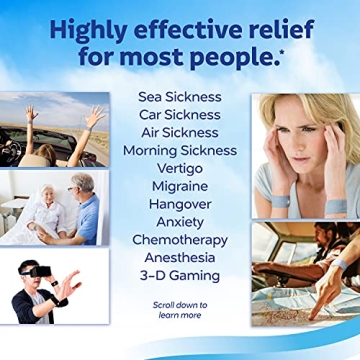 Sea-Band Wristbands for Natural Motion Sickness Relief