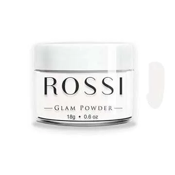 ROSSI Dipping Powder Nails Kit 4 Color | 0.6 oz/jar | Easy to Apply |, Dip Powder Essential Starter Kit, No UV Lamp, Nail Art Set with Base Coat, Activator, Top Coat