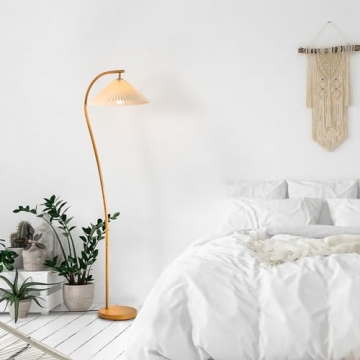 Stylish Globe Electric 62" Floor Lamp with Modern Bohemian Design