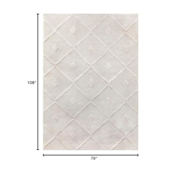 Antep Rugs Palafito 6x9 Soft Geometric Indoor Rug - Beige