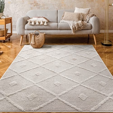 Antep Rugs Palafito 6x9 Soft Geometric Indoor Rug - Beige