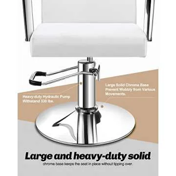 Baasha Purple Salon Chair - Ergonomic, Stylish, Durable