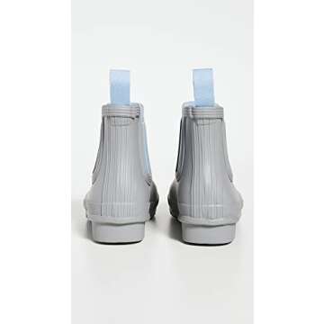 Hunter Boots Women's Original Chelsea Boots, Tundra Grey/Blue Frost, 10 Medium US