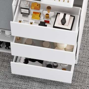 Hitow Walk-In Closet Organizer with 9 Drawers