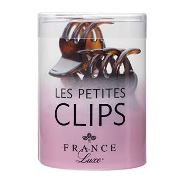 France Luxe Les Petite Clips Small Dainty Jaw 4-Pack - Tortoise