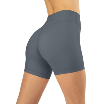 PAVOI ACTIVE Sculpting Shorts - High Waisted Butt Shaping 6" Biker Shorts