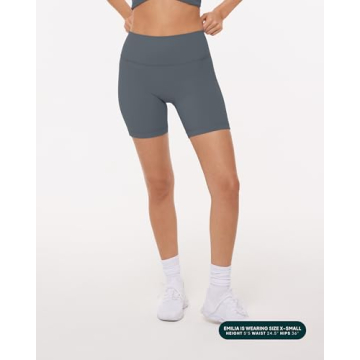 PAVOI ACTIVE High Waisted Butt Shaping 6" Biker Shorts