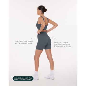 PAVOI ACTIVE High Waisted Butt Shaping 6" Biker Shorts