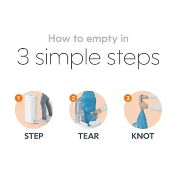 Diaper Genie Platinum Pail - Durable Stainless Steel for 5 Months Use