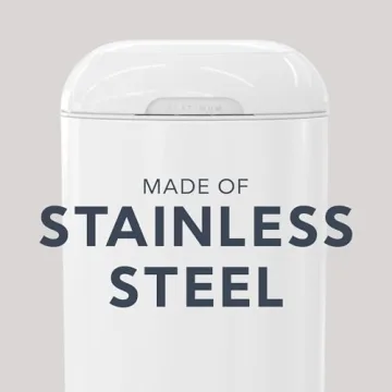 Diaper Genie Platinum Pail - Durable Stainless Steel for 5 Months Use