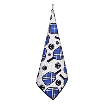 Stylish Millie Rose Pickleball Towels - 15x17 Microfiber & Cotton