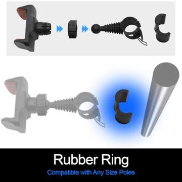 LimoStudio 360° Rotatable Phone Holder for Live Streaming and Photography