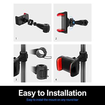 LimoStudio 360° Rotatable Phone Holder for Smartphones