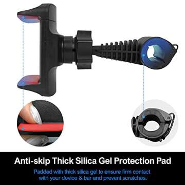 LimoStudio 360° Rotatable Phone Holder for Smartphones