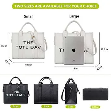 Taiuloo Stylish Leather Tote Bag for Women| Crossbody Purse