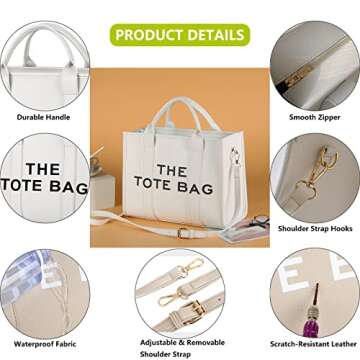 Taiuloo Stylish Leather Tote Bag for Women| Crossbody Purse