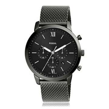 Fossil Men's Neutra Stainless Steel Mesh Chronograph Watch