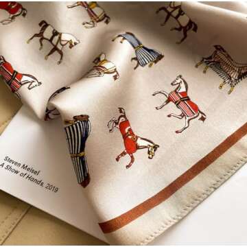 JERLA Luxury 100% Mulberry Silk Scarf for Women