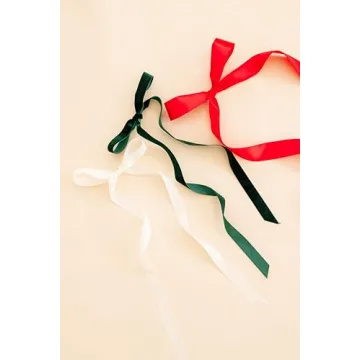 Merry Market Christmas Ribbon 3 Roll Set 60 Yards