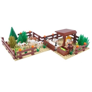 BAENRCY Farm Field Set Building Blocks for Kids - Fun DIY Kit