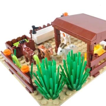 BAENRCY Farm Field Set Building Blocks for Kids - Fun DIY Kit