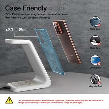 Earteana 3 in 1 Wireless Charging Station for Samsung
