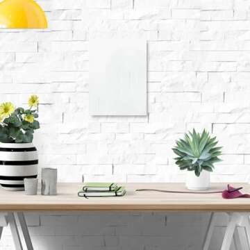 Contemporary White Textured Wall Art: 3D Retro Plaster Geometric Abstract Painting Line Spiral Shapes Wall Decor for Living Room, Bedroom Modern Neutral Art Decoration Framed Ready to Hang 12"x16"-B