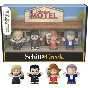 Little People Collector Schitt’s Creek TV Series Special Edition Set for Adults & Fans, 4 Figures ...
