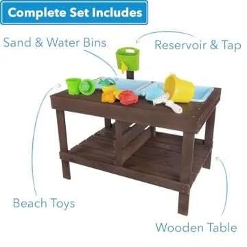 WONKAWOO Outdoor Sand and Water Table for Toddlers