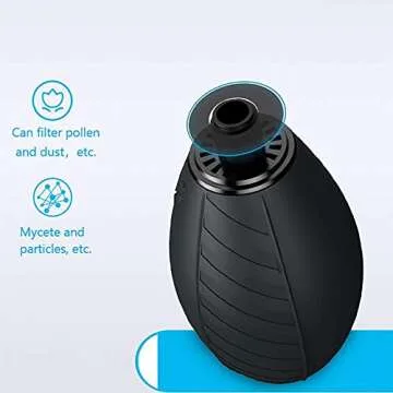 VSGO VC-B02E-D Air-move Air Blower Dust Filter Espresso Grinder Air Blaster for Coffee Bean Power Cleaning Tool
