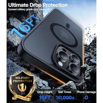 KCQNine Magnetic iPhone 16 Pro Case with Strong Protection