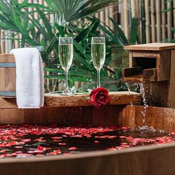 Dried Rose Petals, Natural Dried Flower Herbs Kit for Bath, Soap Making, Candle Making - 4 oz (1 Bag Rose)