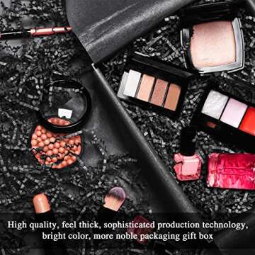 Outus 0.5LB Crinkle Cut Paper Shred Filler Shredded Paper for Gift Box Crinkle Paper Metallic Shredded Crinkle Cut Paper Easter Grass Tissue Paper for Wedding Birthday Wrapping Box