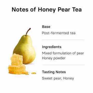 OSULLOC Honey Pear Tea (Sweet Pear & Honey Flavor), Fruit tea Blend, Premium Teabags from Jeju Island, 20 count, 1.06 oz, 30g