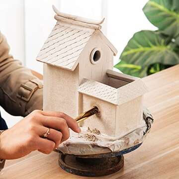 Brass Clay Hole Cutter Tools Set for Pottery & Sculpting