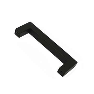 Goldenwarm 10 Pack Black Square Cabinet Pull Handles