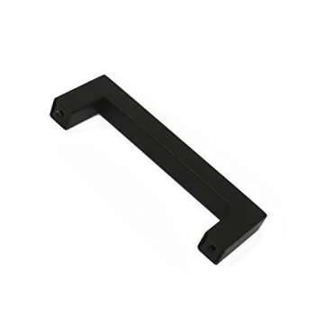 Goldenwarm 10 Pack Black Square Cabinet Pull Handles