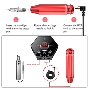 Complete Tattoo Gun Kit for Beginners & Artists
