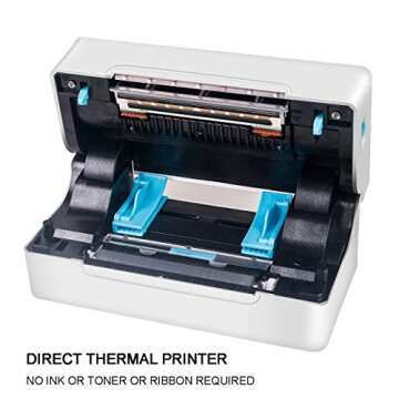 Direct Thermal Desktop Label Printer with 300DPI Quality