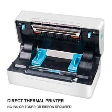 Direct Thermal Desktop Label Printer with 300DPI Quality