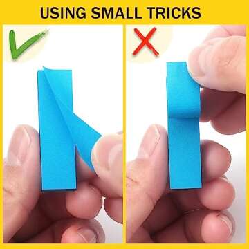 Eastern Wolf 30 Pads 0.5x1.8 Sticky Notes Flags Tabs Page Markers 6 Bright Color Sticky Index Tabs Page Flags 80 Sheet/Pad