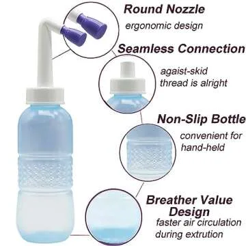 Portable Handheld 450 ml Bidet Spray Bottle for Hygiene