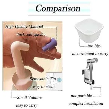 Portable Handheld 450 ml Bidet Spray Bottle for Hygiene