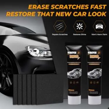 AeroVist Car Scratch Remover, 2025 Upgrade Nano Sparkle Cloth Car Scratch Remover, Magic Nano Cleani...