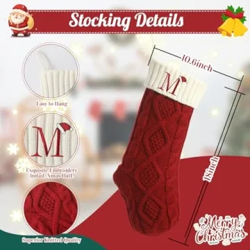 Takezuaa Personalized Christmas Stockings for Family Joy