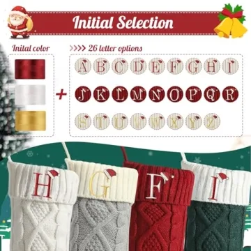 Takezuaa Personalized Christmas Stockings for Family Joy