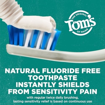 Tom's of Maine Fluoride-Free Sensitive Toothpaste 3-Pack