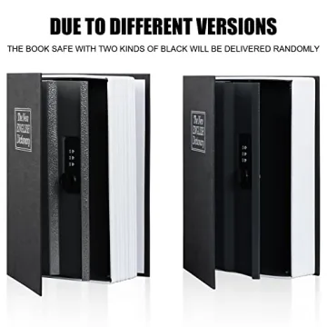 Diversion Book Safe with Combination Lock and Hidden Lock
