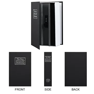 Diversion Book Safe with Combination Lock and Hidden Lock